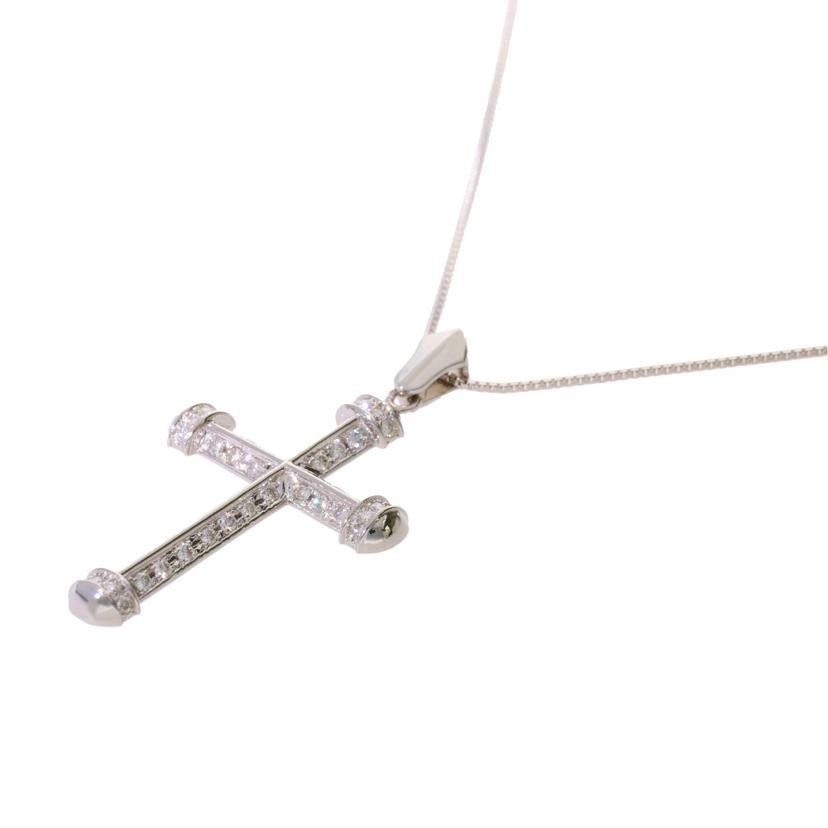 /Ｋ１８ＷＧダイヤネックレス０．５０ｃｔ//ABランク/75