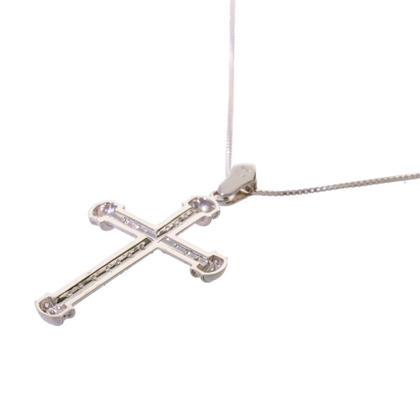 /Ｋ１８ＷＧダイヤネックレス０．５０ｃｔ//ABランク/75