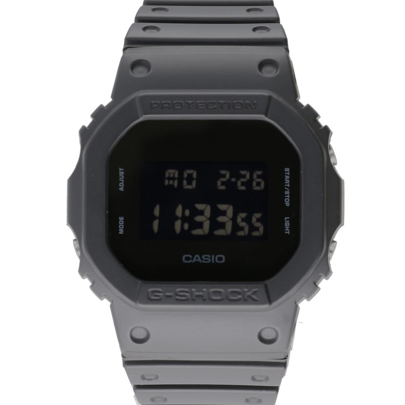 ＣＡＳＩＯ カシオ/Ｇ－ＳＨＯＣＫ　ソリッドカラーズ　ブラック/DW-5600BB-1JF//SAランク/09