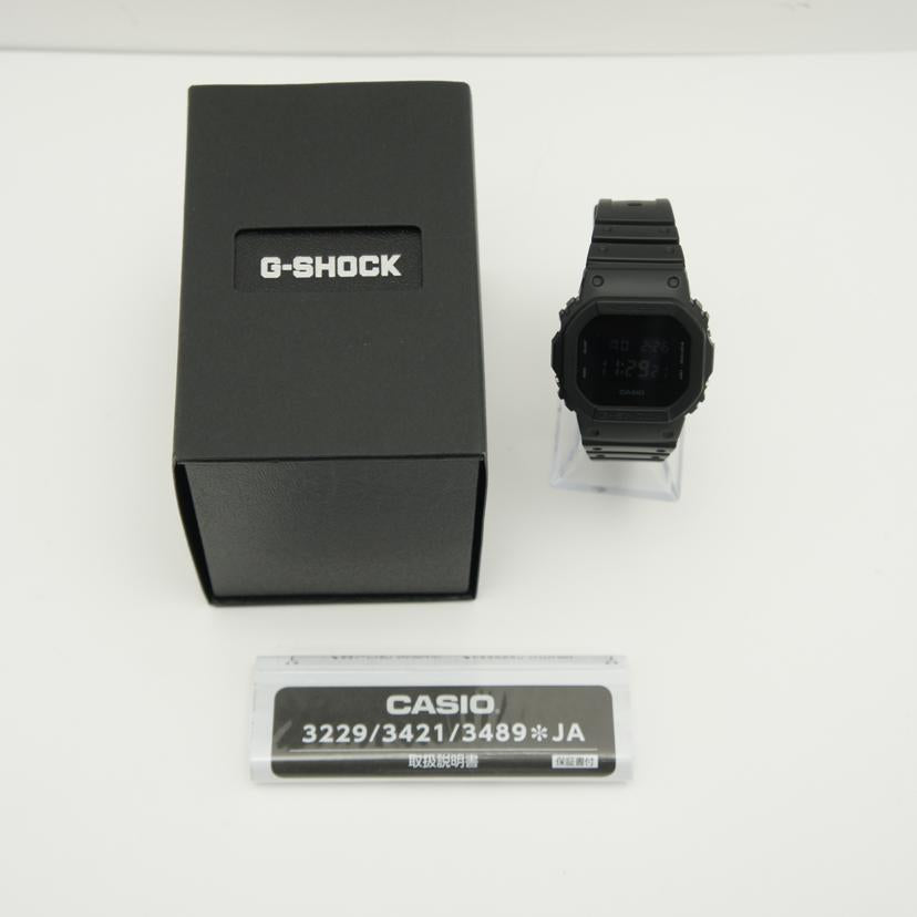 ＣＡＳＩＯ カシオ/Ｇ－ＳＨＯＣＫ　ソリッドカラーズ　ブラック/DW-5600BB-1JF//SAランク/09