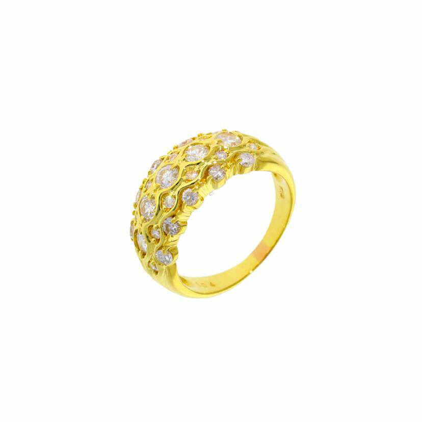 /Ｋ１８ダイヤネックレス１．０４ｃｔ//Aランク/75