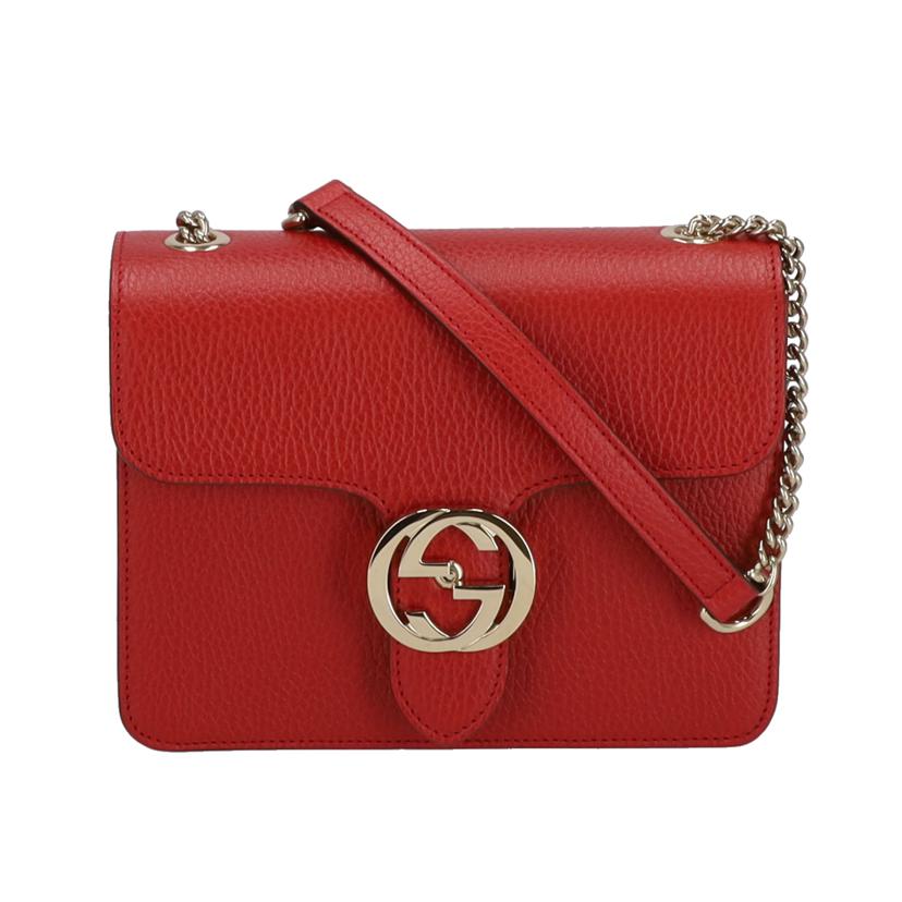 ＧＵＣＣＩ グッチ/インターロッキングＧ　ＲＥＤ/510304//001998/Aランク/07