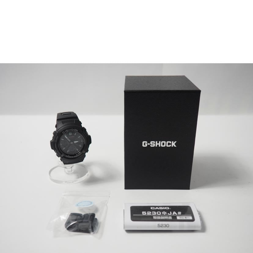 ＣＡＳＩＯ カシオ/Ｇ－ＳＨＯＣＫ／コンポジットバンド／電波ソーラー/AWG-M100SBC//Aランク/79