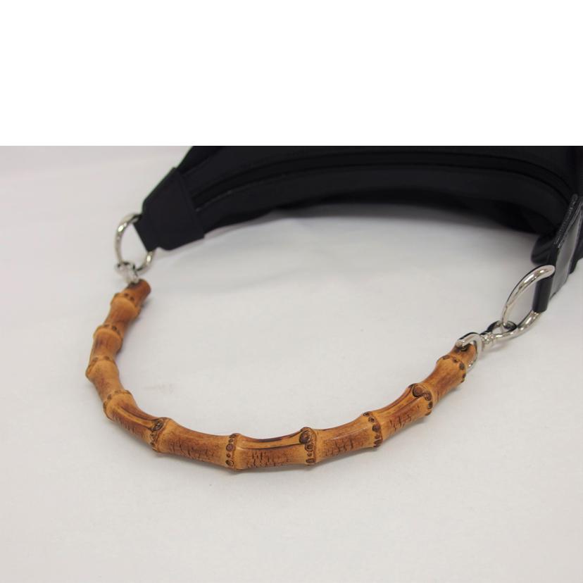 ＧＵＣＣＩ グッチ　ハンドバッグ　ショルダーバッグ/バンブー／ナイロンワンショルダーバッグ／ブラック/000･1956//053*/ABランク/04