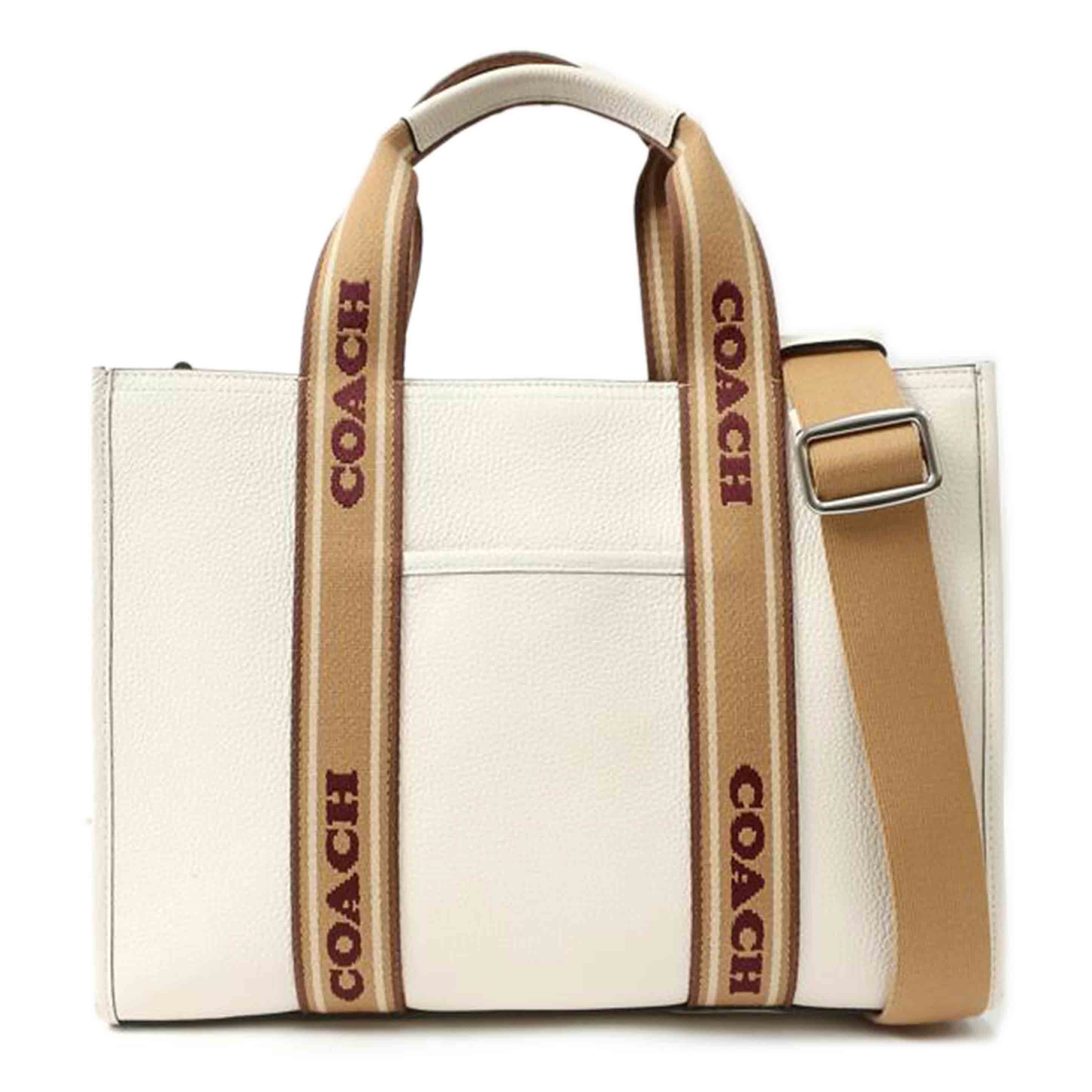 ＣＯＡＣＨ コーチ/レザー２ＷＡＹトートショルダーバッグ　ホワイト　ライトブラウン/CM067//ABランク/65