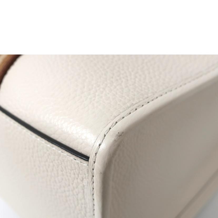 ＣＯＡＣＨ コーチ/レザー２ＷＡＹトートショルダーバッグ　ホワイト　ライトブラウン/CM067//ABランク/65