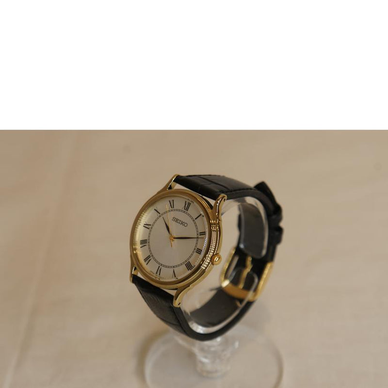 SEIKO ＜SEIKO＞ラウンド レザー 時計 - 通販 - gofukuyasan.com