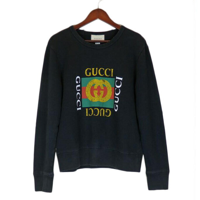 GUCCI グッチ/ロゴコットンスウェットシャツ//Aランク/93