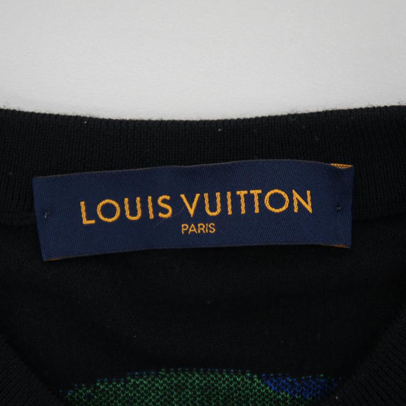 ＬＯＵＩＳ　ＶＵＩＴＴＯＮ ルイ・ヴィトン/バーコード＆アース／ニットＴシャツ/RM192M NOY HHN02W//ｻｲｽﾞ:XS/ABランク/75