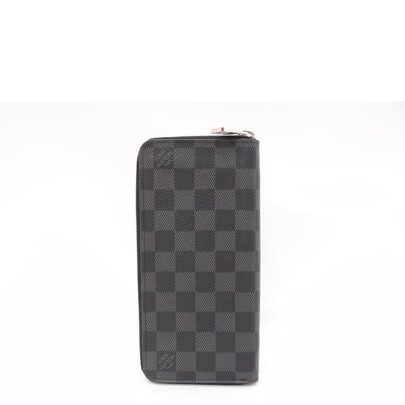ＬＯＵＩＳ　ＶＵＩＴＴＯＮ ルイヴィトン　ビトン　ラウンドファスナー長財布　市松模様　黒　メンズ/ジッピーウォレットヴェルティカル／ダミエグラフィット/N63095//GI4***/Aランク/69