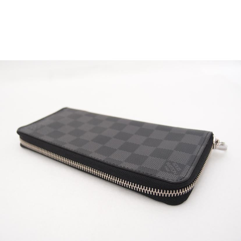 ＬＯＵＩＳ　ＶＵＩＴＴＯＮ ルイヴィトン　ビトン　ラウンドファスナー長財布　市松模様　黒　メンズ/ジッピーウォレットヴェルティカル／ダミエグラフィット/N63095//GI4***/Aランク/69