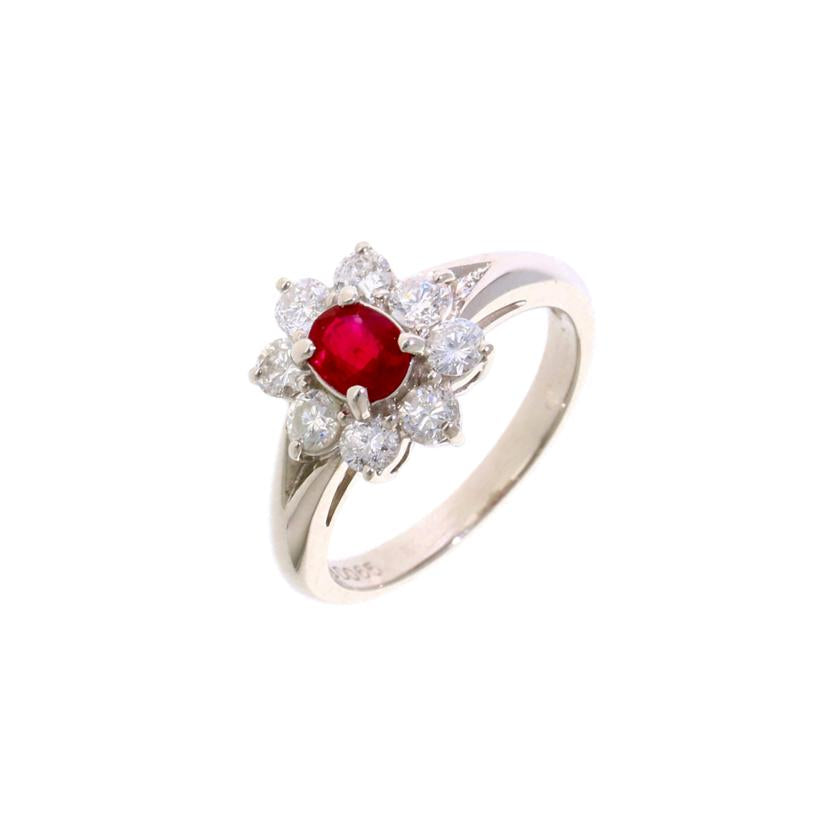 /　ＰＴ９００ルビーダイヤリング０．４３／Ｄ０．６５ｃｔ//Aランク/75