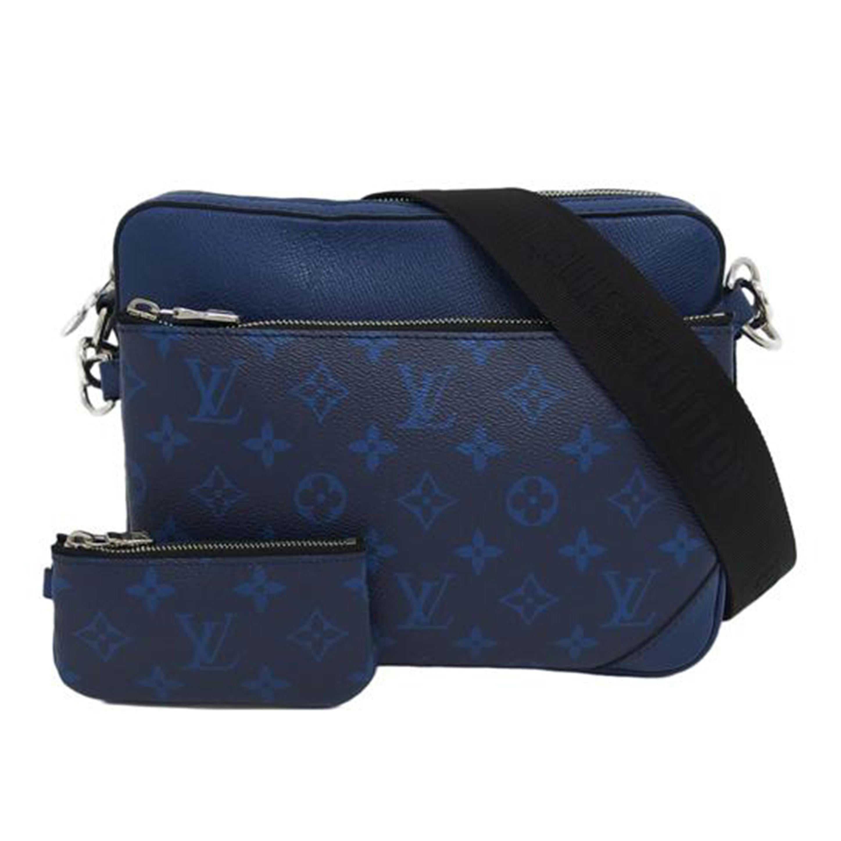 ＬＶ ルイヴィトン/トリオ・メッセンジャー／タイガラマ／コバルトブルー/M30848//ICﾁ***/Bランク/04