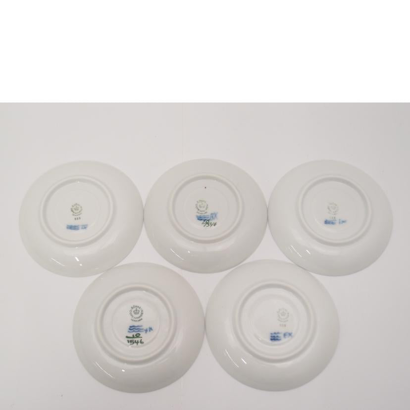 ﾛｲﾔﾙｺﾍﾟﾝﾊｰｹﾞﾝ/ブルーフラワー　カップ＆ソーサー　５客セット//SAランク/69