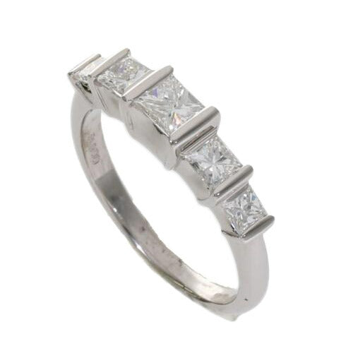 PT900ダイヤリング1.03ct//ABランク/75