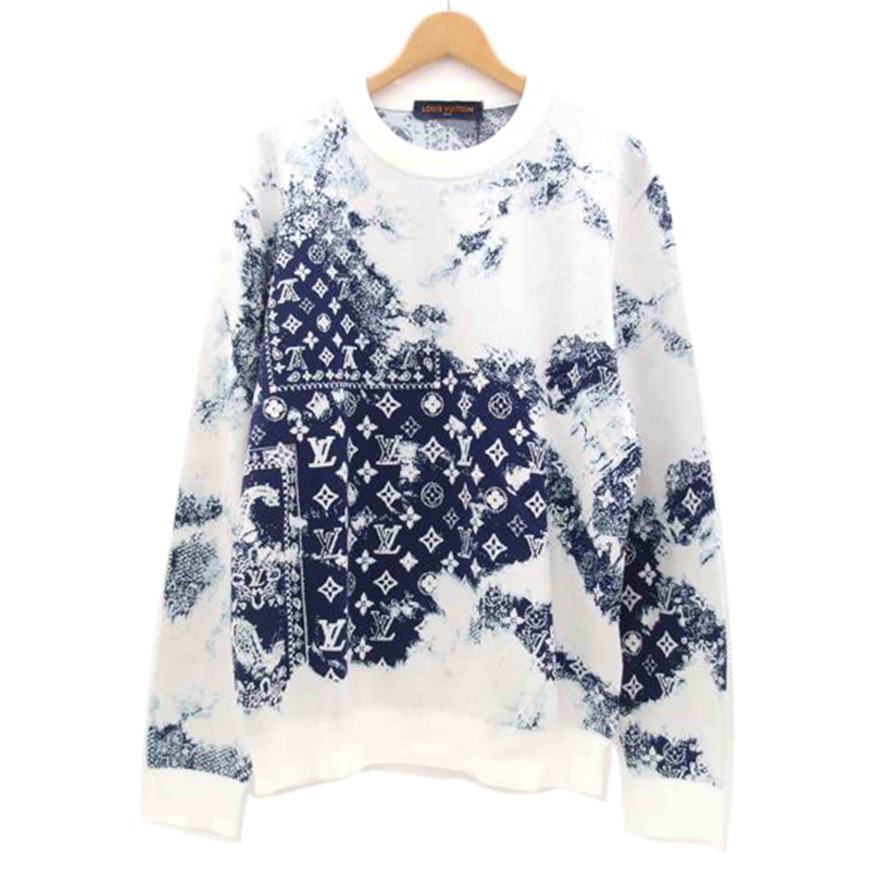 Ｌｏｕｉｓ　Ｖｕｉｔｔｏｎ ﾙｲｳﾞｨﾄﾝ/モノグラムバンダナクルーネックニット/RM222M JL4 HNN24//Sランク/69