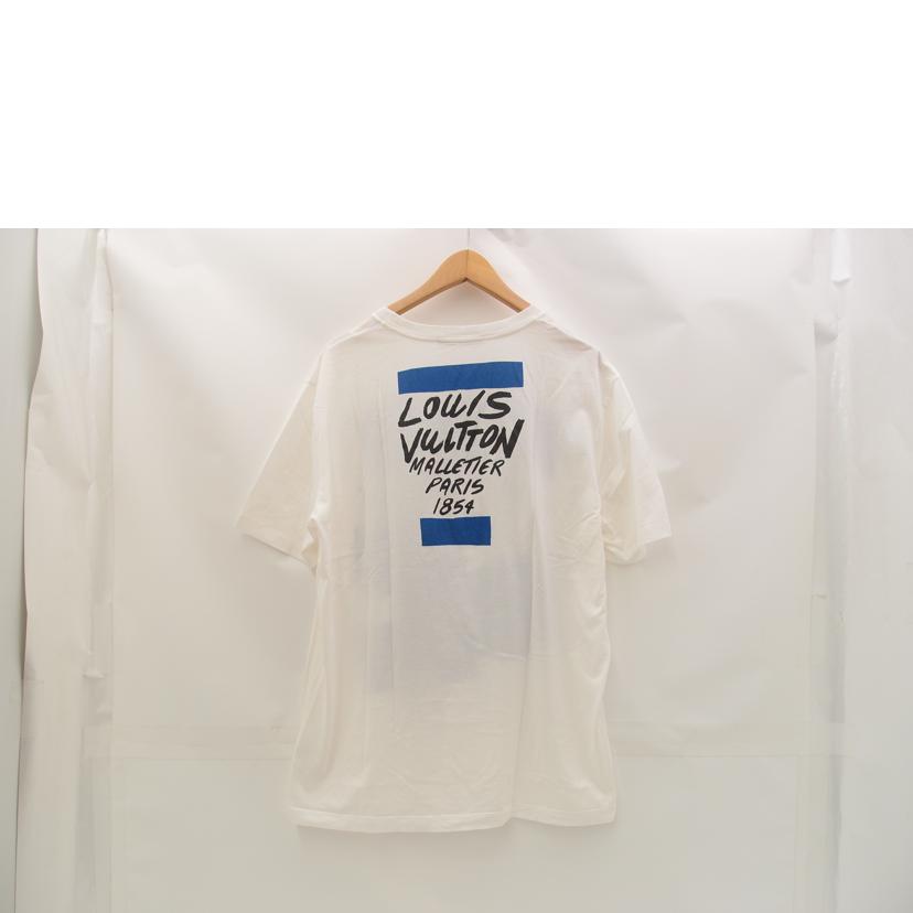 Ｌｏｕｉｓ　Ｖｕｉｔｔｏｎ ﾙｲｳﾞｨﾄﾝ/グラフィックロゴＴシャツＰＯＰ　ＵＰ　ＳＴＯＲＥ　限定（ブルー×ホワイト）/RM181 FMB HE78W//Aランク/69