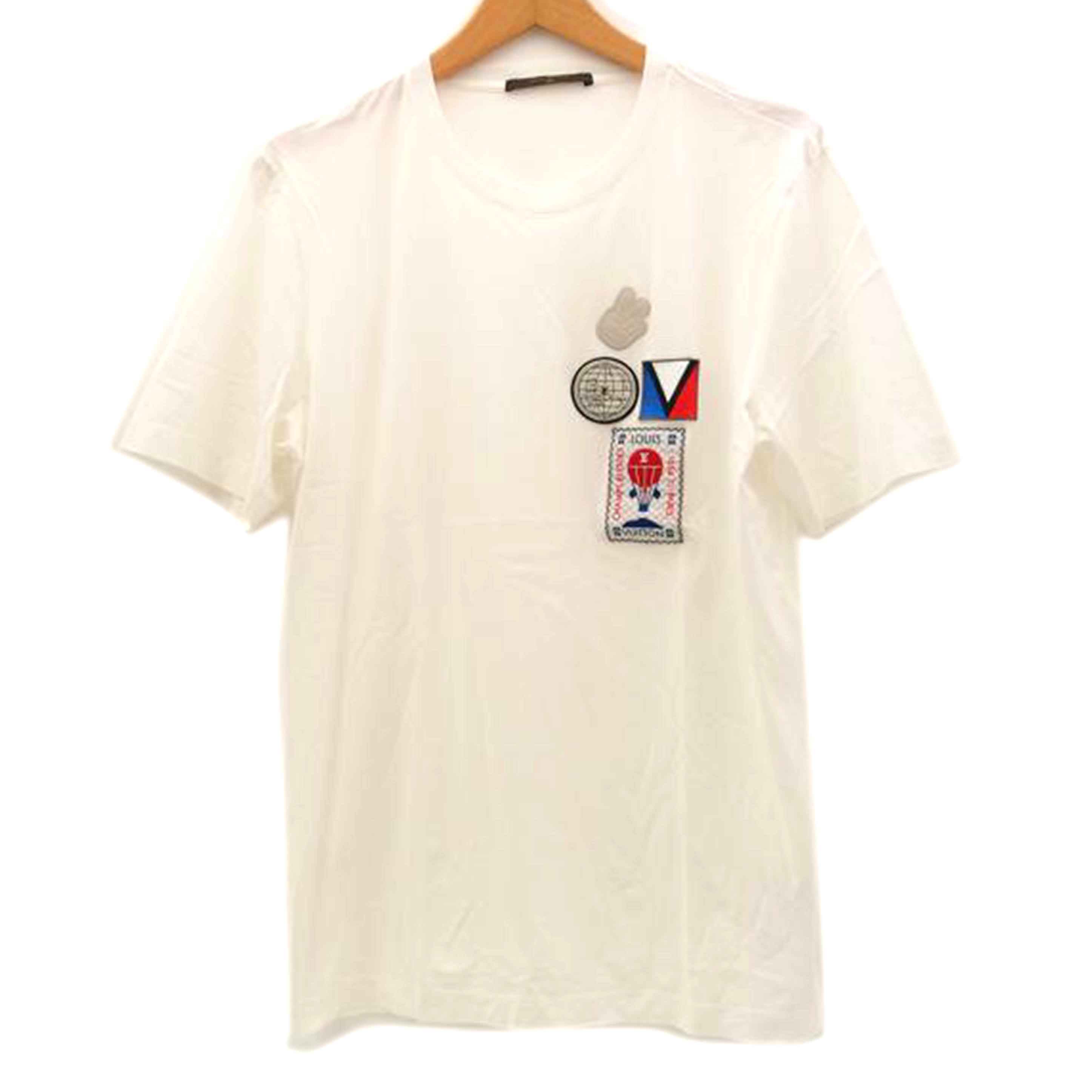 Ｌｏｕｉｓ　Ｖｕｉｔｔｏｎ ﾙｲｳﾞｨﾄﾝ/ＬＶカップワッペンＴシャツ（ホワイト）/RM142M H6Y01WJEZ//Aランク/69