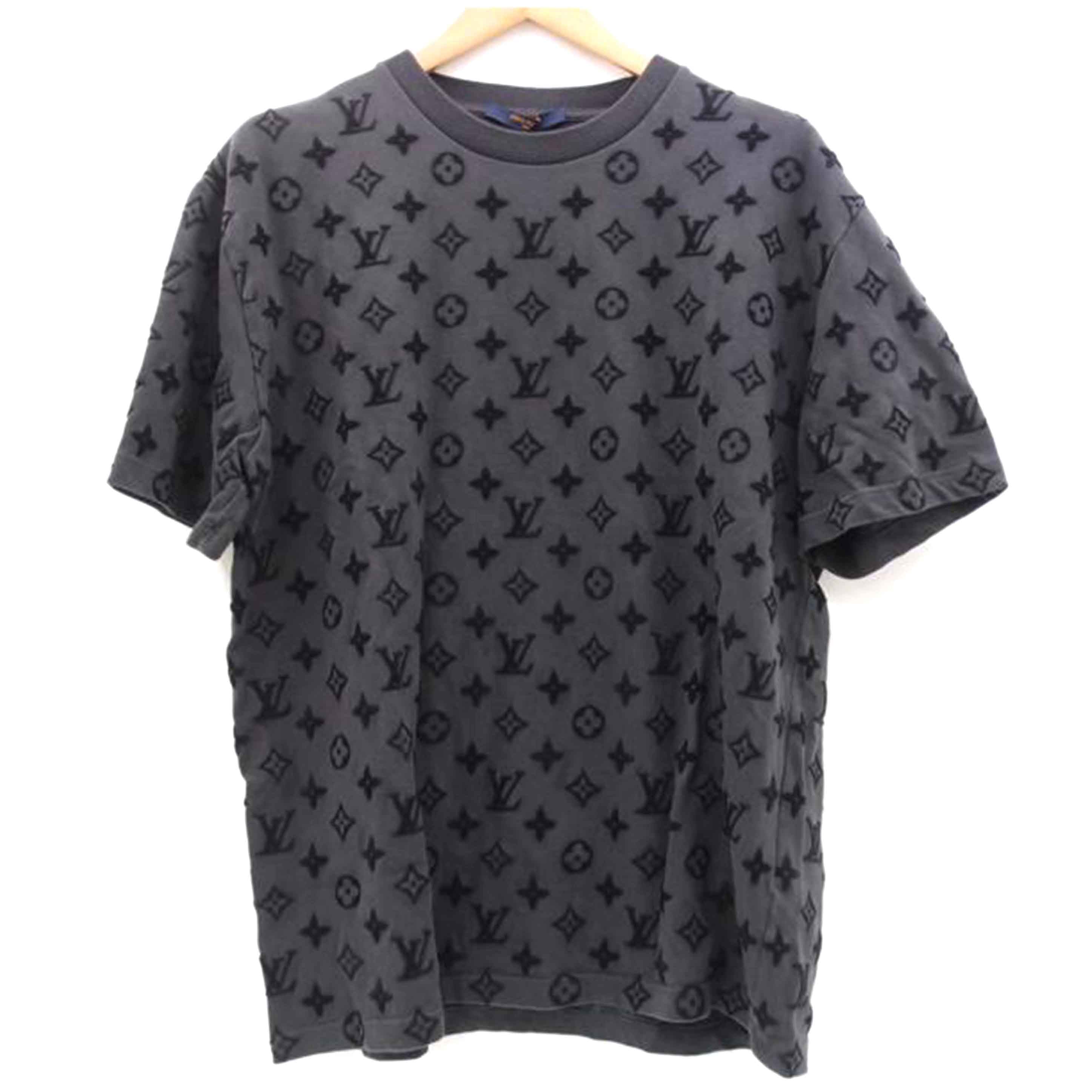 Ｌｏｕｉｓ　Ｖｕｉｔｔｏｎ ﾙｲｳﾞｨﾄﾝ/モノグラムフックアンドループＴシャツ（ブラック）/RM201 JYH HIY74W//Aランク/69