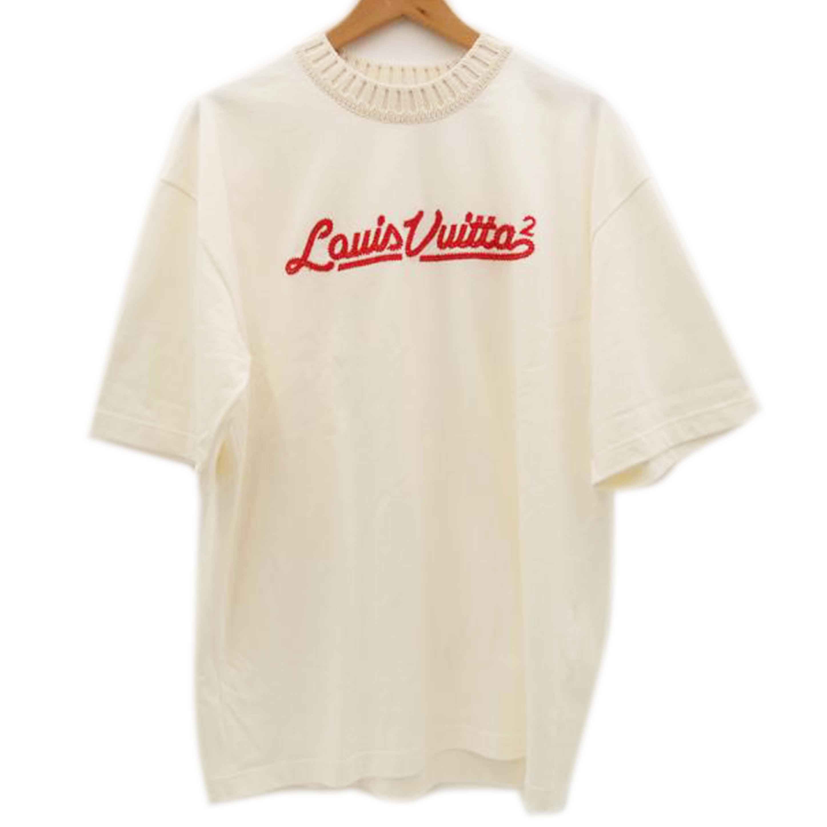 Ｌｏｕｉｓ　Ｖｕｉｔｔｏｎ ﾙｲｳﾞｨﾄﾝ/ロゴエンブロイダリーニットモックネックＴシャツ/RM221M NPL HMY01W//Aランク/69
