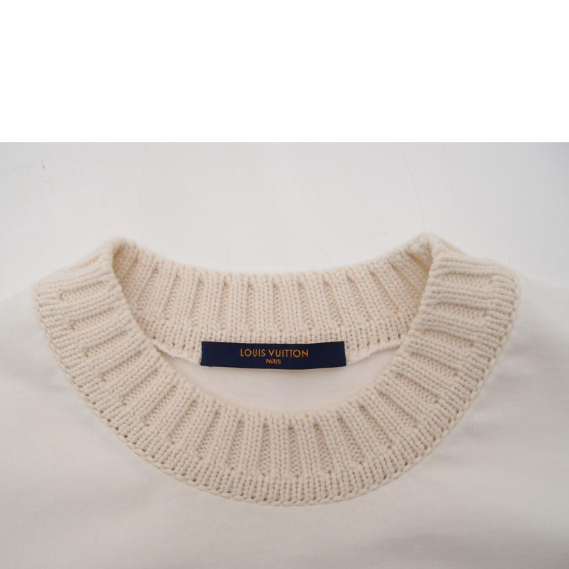 Ｌｏｕｉｓ　Ｖｕｉｔｔｏｎ ﾙｲｳﾞｨﾄﾝ/ロゴエンブロイダリーニットモックネックＴシャツ/RM221M NPL HMY01W//Aランク/69
