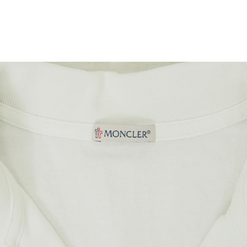 ＭＯＮＣＬＥＲ　半袖ポロシャツ　白 モンクレール/ＭＯＮＣＬＥＲ　半袖ポロシャツ　白//BCランク/78