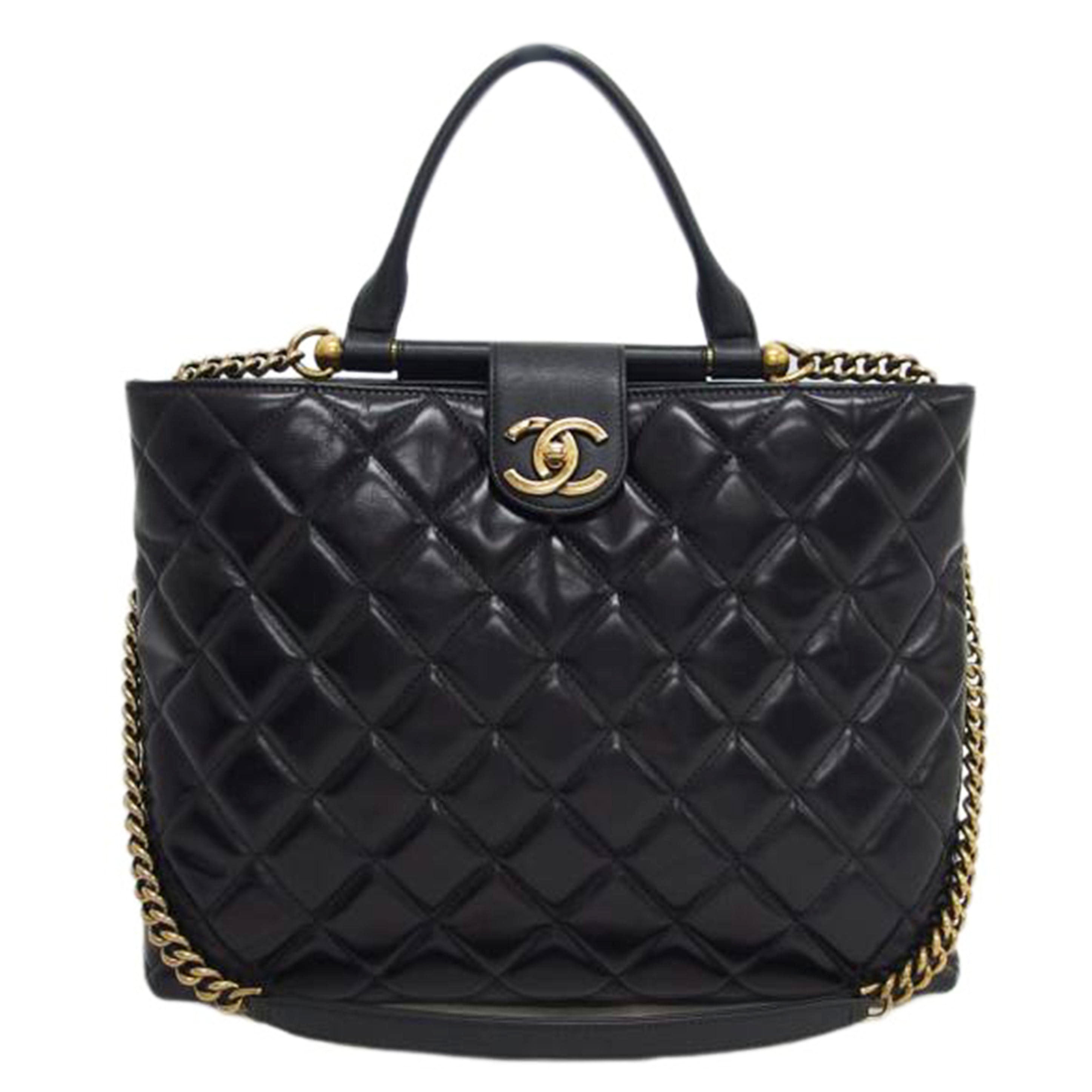 ＣＨＡＮＥＬ シャネル/マトラッセ／レザー２ＷＡＹチェーンショルダーバッグ／ブラック//23079924/Aランク/04