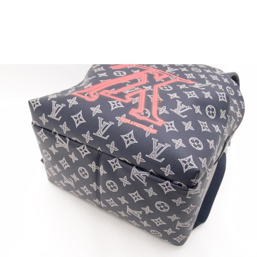 ＬＯＵＩＳ　ＶＵＩＴＴＯＮ ルイヴィトン　ビトン　リュック　デイパック　ネイビー　紺　メンズ　レディース/アポロバックパック／モノグラムインク／アップサイドダウン/M43676//TR1***/SAランク/69