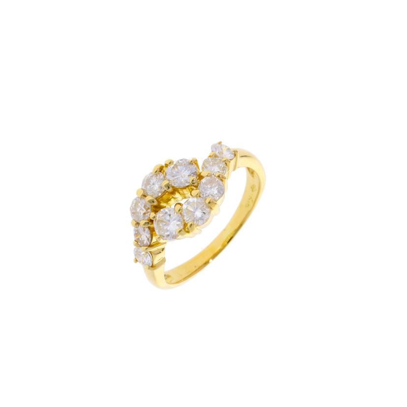 /　Ｋ１８ダイヤリング１．２４ｃｔ//Aランク/75