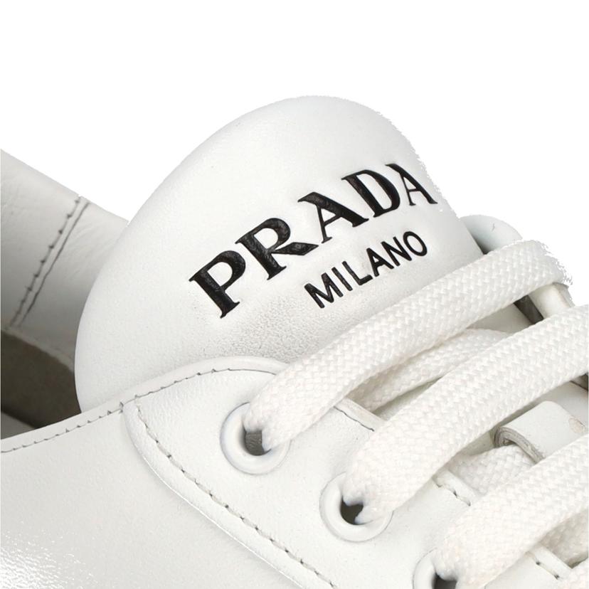 PRADA プラダ/レザースニーカー WHT/2EG 381/UK7/メンズスニーカー/ABランク/94【中古】