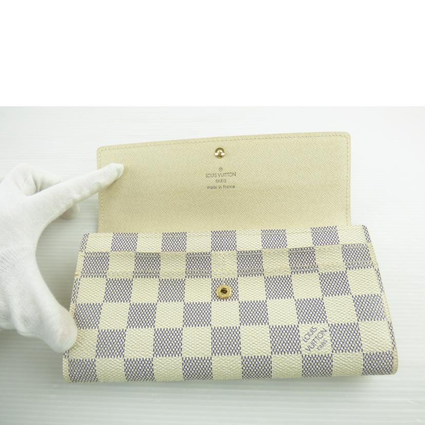ＬＯＵＩＳ　ＶＵＩＴＴＯＮ ルイ・ヴィトン/ポルトフォイユ・サラ／アズール/N61735//MB3***/ABランク/64