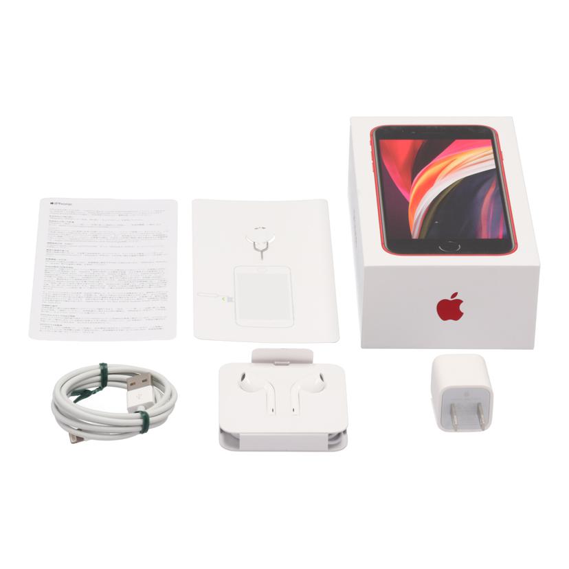 Ａｐｐｌｅ　ＳｏｆｔＢａｎｋ アップル/ｉＰｈｏｎｅ　ＳＥ　第２世代　ＲＥＤ　１２８ＧＢ/MXD22J/A//FFWCQRLFPLK4/Bランク/83