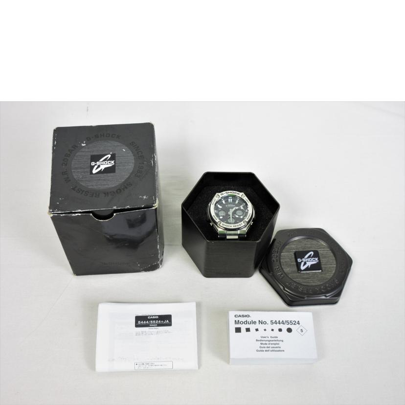 ＣＡＳＩＯ カシオ/Ｇ－ＳＨＯＣＫ　Ｇ－ＳＴＥＥＬ　ソーラー電波/GST-W110-1AER//ABランク/70