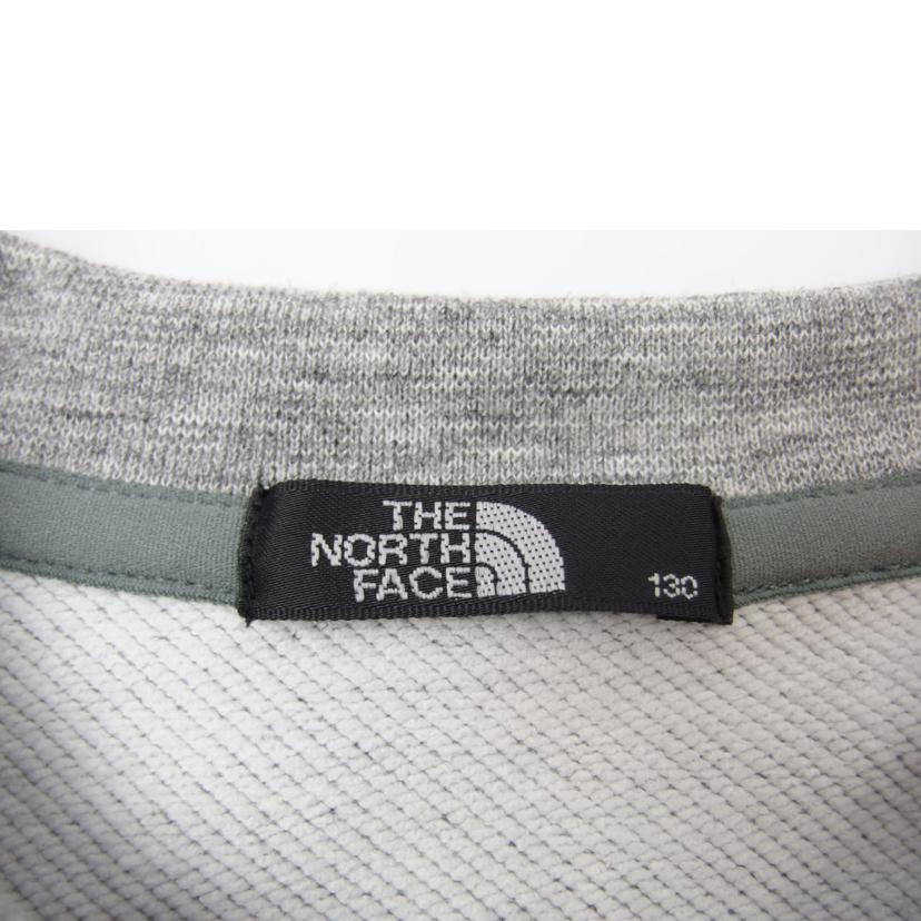 ＴＨＥ　ＮＯＲＴＨ　　ＦＡＣＥ/ＴＨＥ　ＮＯＲＴＨ　　ＦＡＣＥ　スクエアロゴクルー　ミックスグレー　サイズ１３０/NTJ12117//SAランク/83