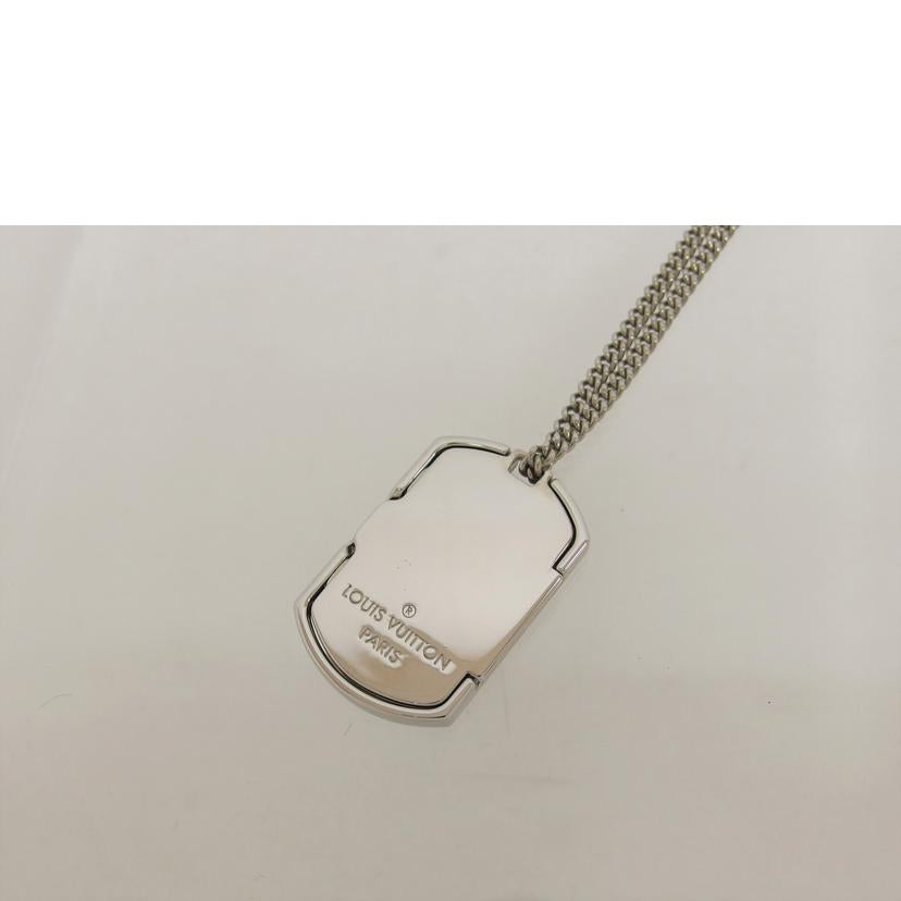ＬＶ ルイヴィトン プレート ペンダント/コリエ・プラークネックレス／モノグラム／エクリプス/M63640//DI0***/Bランク/04