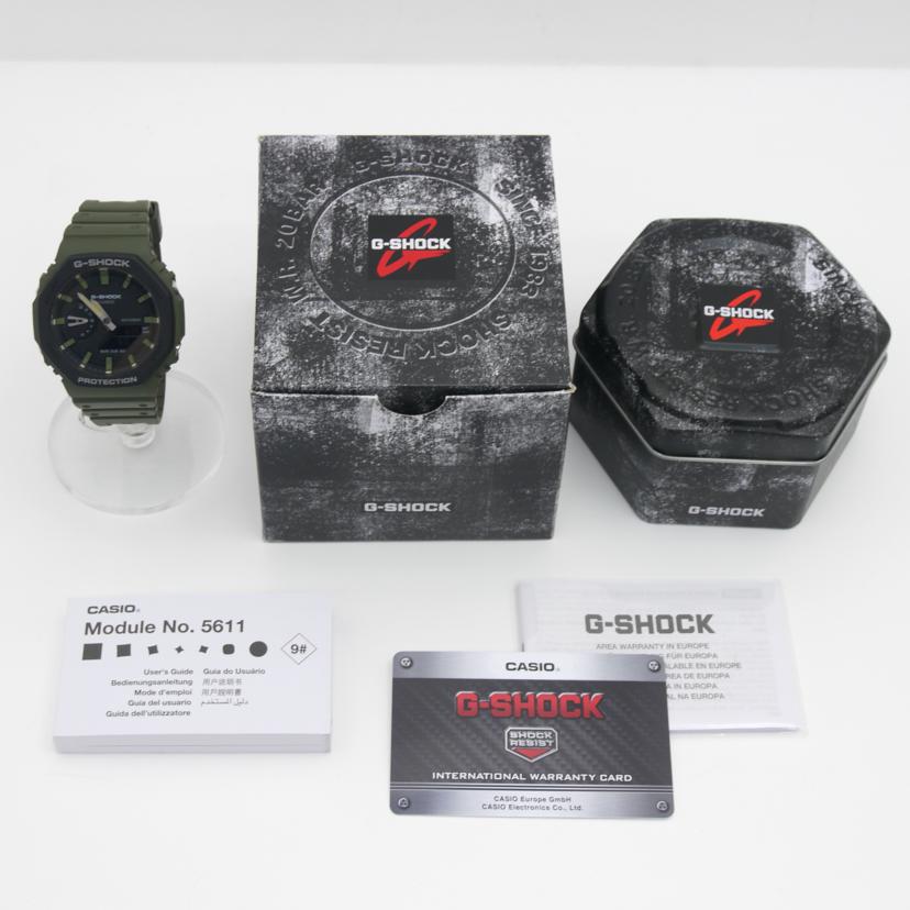 ＣＡＳＩＯ ｶｼｵ/Ｇ－ＳＨＯＣＫ／ユーティリティカラー／カーキ/GA-2110SU//ABランク/75