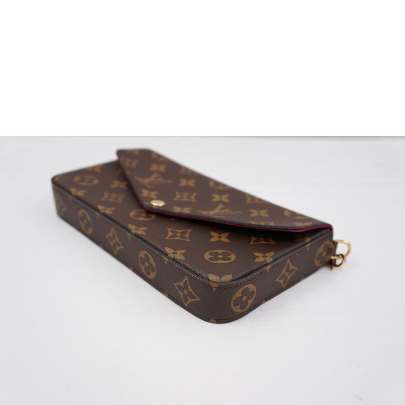 LOUIS VUITTON  ルイ･ヴィトン/ポシェット･フェリーチェ/モノグラム/フューシャ/M61276/MI3***/ルイ･ヴィトン/Aランク/67【中古】