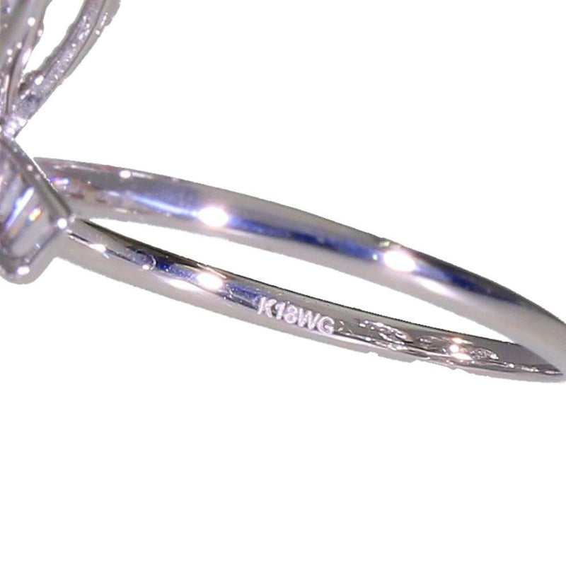 K18WGダイヤリング0.50ct/Aランク/75