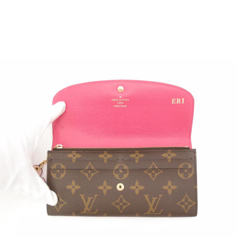 LOUIS VUITTON  ルイ･ヴィトン/ポルトフォイユ･エミリー/モノグラム･フラワー/M64202/CA2***/ルイ･ヴィトン/Bランク/69【中古】