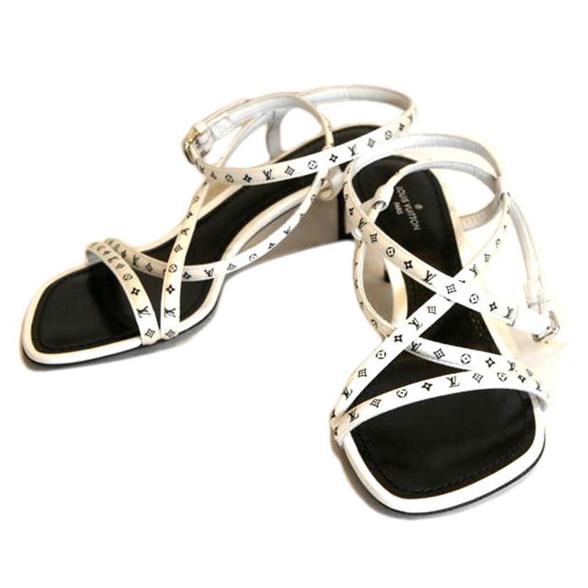 ＬＶ ルイヴィトン/ホワイトモノグラムストラップサンダル//Aランク/92