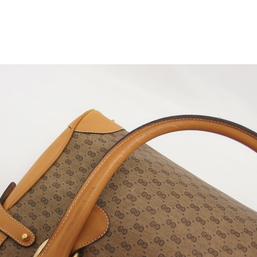 ＧＵＣＣＩ グッチ　ブラウン/オールドグッチ／マイクログッチシマ／ハンドバッグ/000･106//132*/Bランク/04