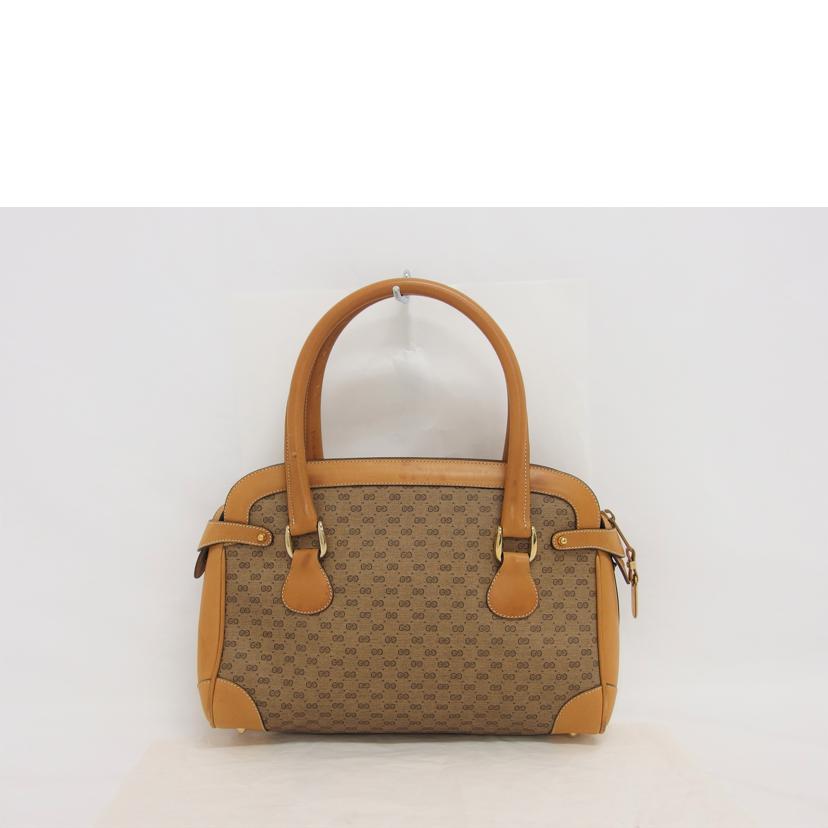 ＧＵＣＣＩ グッチ　ブラウン/オールドグッチ／マイクログッチシマ／ハンドバッグ/000･106//132*/Bランク/04