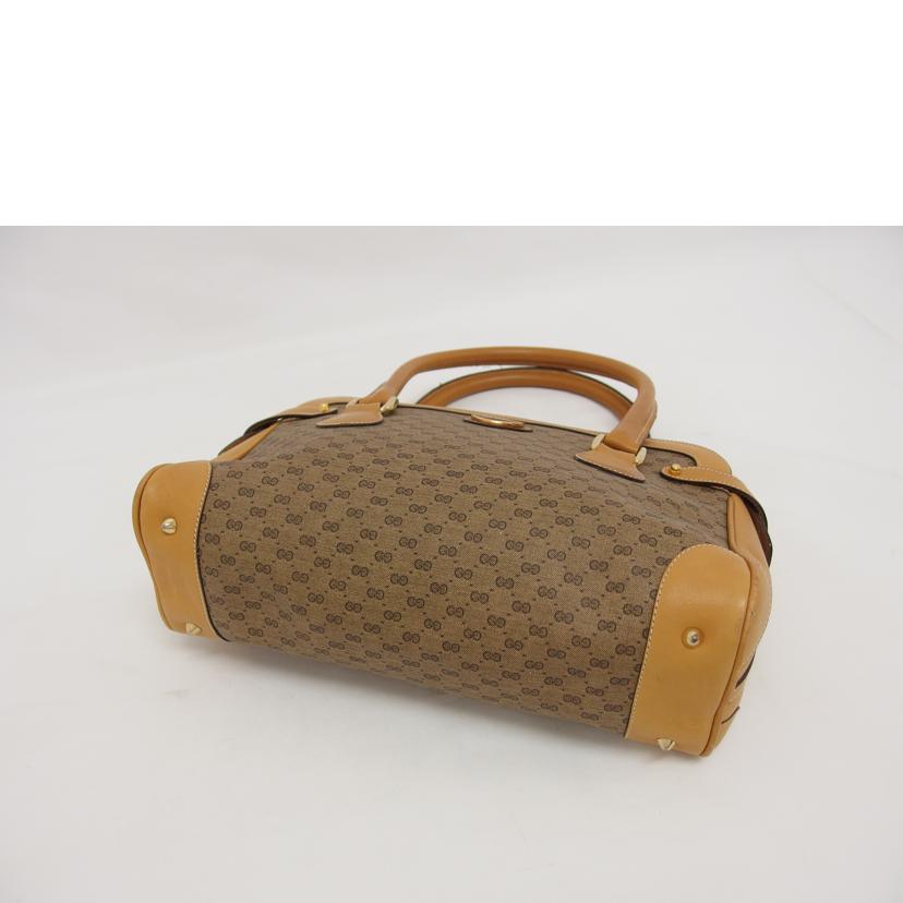 ＧＵＣＣＩ グッチ　ブラウン/オールドグッチ／マイクログッチシマ／ハンドバッグ/000･106//132*/Bランク/04