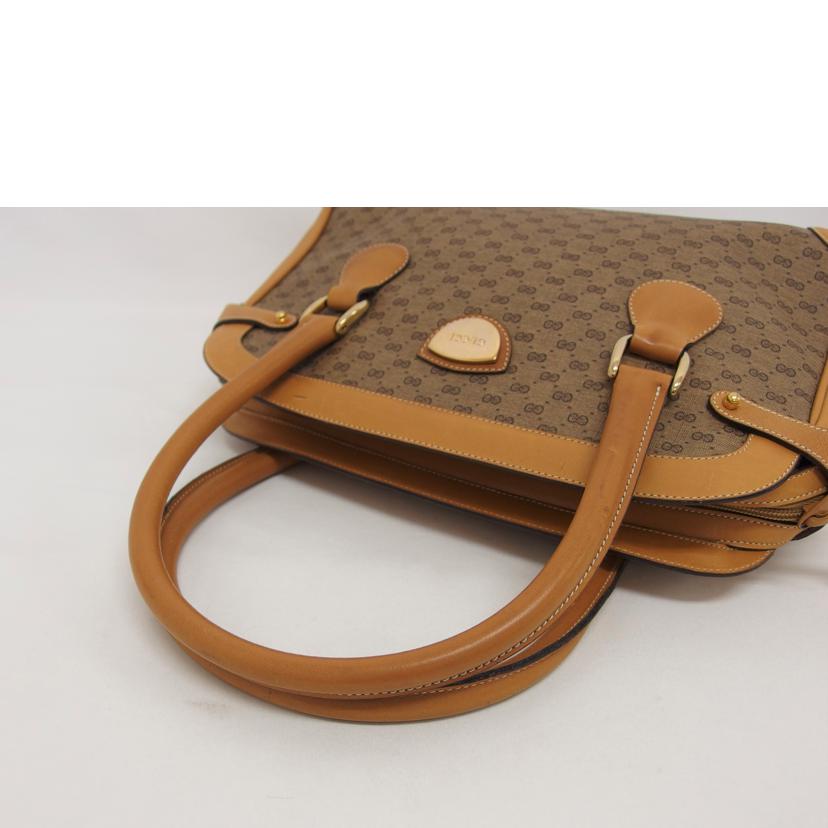 ＧＵＣＣＩ グッチ　ブラウン/オールドグッチ／マイクログッチシマ／ハンドバッグ/000･106//132*/Bランク/04