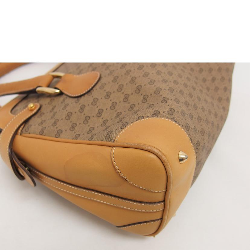 ＧＵＣＣＩ グッチ　ブラウン/オールドグッチ／マイクログッチシマ／ハンドバッグ/000･106//132*/Bランク/04
