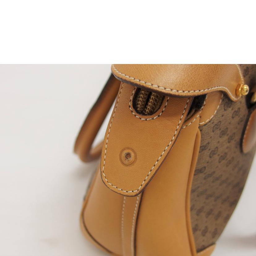 ＧＵＣＣＩ グッチ　ブラウン/オールドグッチ／マイクログッチシマ／ハンドバッグ/000･106//132*/Bランク/04