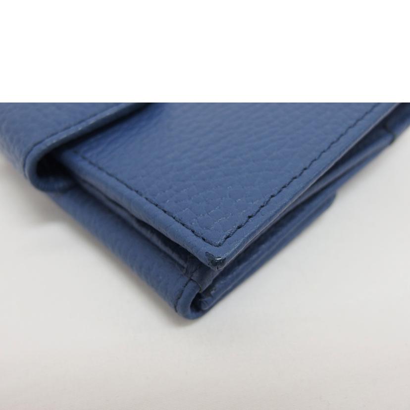 ＧＵＣＣＩ グッチ/インターロッキングＧ／Ｗホック二つ折り財布／ブルー/615525//114*/ABランク/04