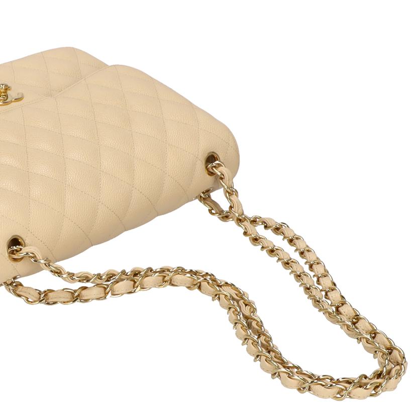 ＣＨＡＮＥＬ シャネル/デカマトラッセダブルフラップチェーンショルダー／キャビアスキン／ＢＥＧ//162*****/ABランク/75