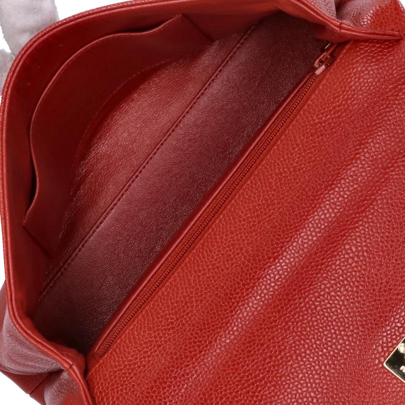 ＣＨＡＮＥＬ シャネル/ハンドバッグ／キャビアスキン／ＲＥＤ//533****/Aランク/75