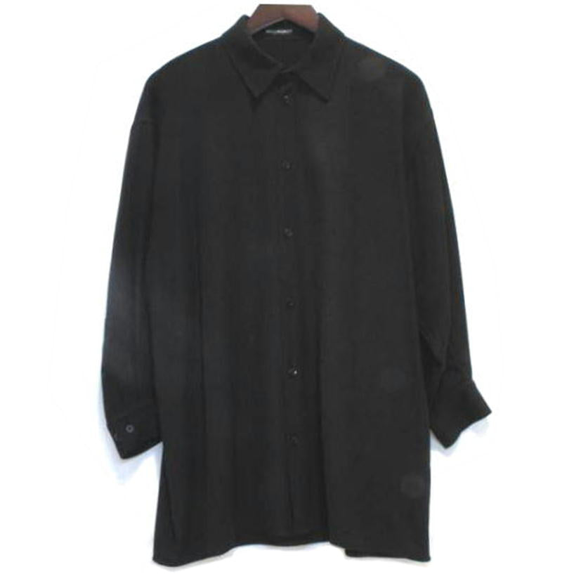 ＢＡＬＥＮＣＩＡＧＡ バレンシアガ/ウールオーバーサイズブラックシャツ//ABランク/92